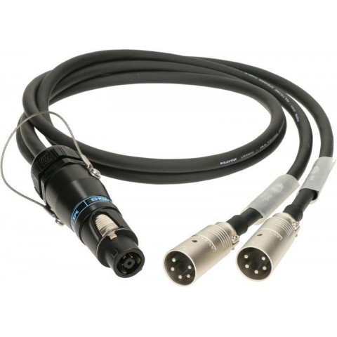 Klotz SPUTNIK Y hangszóró adapter speakON 8p mama - 2 x EP 5p papa - 1m