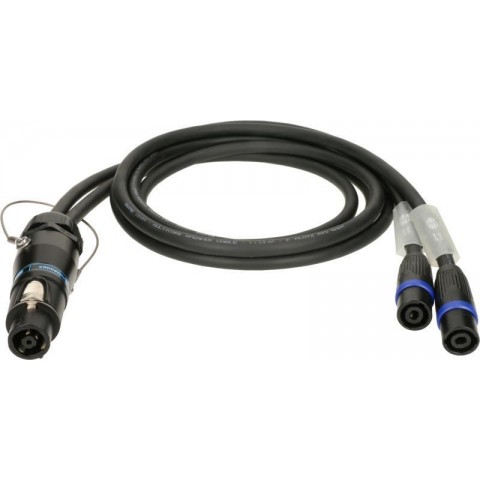 Klotz SPUTNIK Y hangszóró adapter speakON 8p mama - 2 x speakON 4p papa - 1m