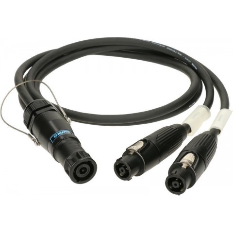 Klotz SPUTNIK TOP és SUB hangszóró adapter speakON 8p papa - 2 x speakON 8p mama - 1,5m