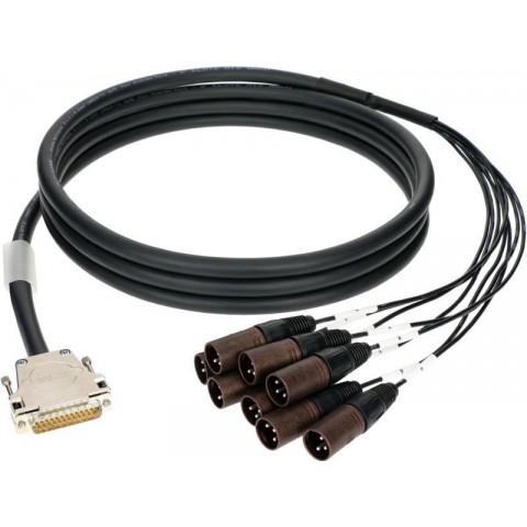 Klotz TASCAM D-Sub 25p papa - 8 x XLR 3p papa 8-cs. analóg loom - OUT - szimmetrikus - 5m