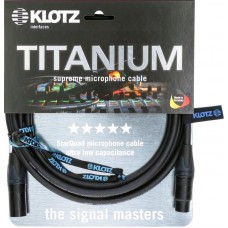 Klotz TITANIUM StarQuad mikrofonkábel Neutrik XLR arany érintkezőkkel - 7,5m