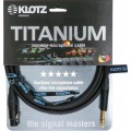 Klotz TITANIUM StarQuad analóg audiokábel Neutrik XLR mama - szimmetrikus Jack - 7,5m