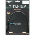 Klotz TITANIUM supreme patch kábel pipa csatlakozókkal - 0,9m