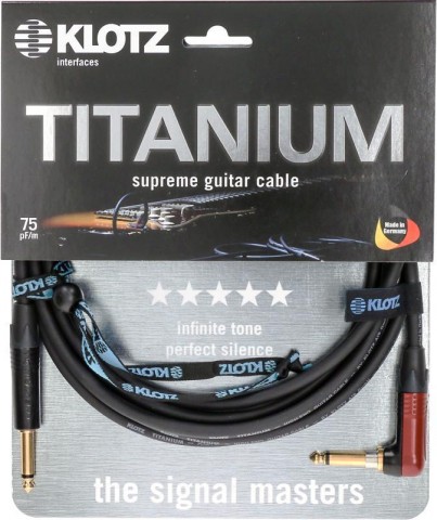 Klotz TITANIUM supreme gitárkábel - 4,5m