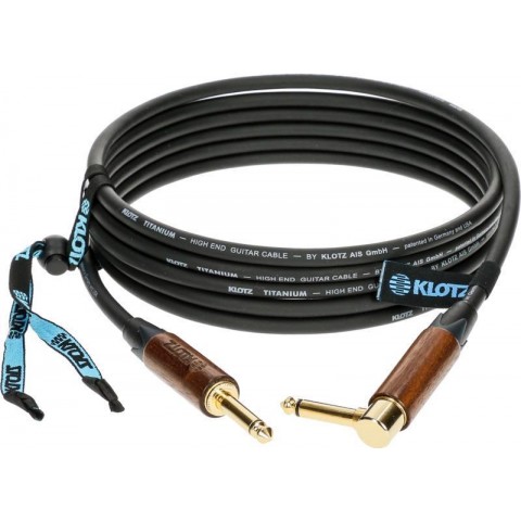 Klotz TITANIUM diófa - supreme gitárkábel diófa tokkal - 4,5m