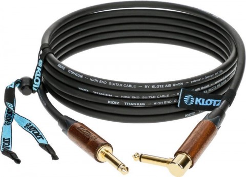 Klotz TITANIUM diófa - supreme gitárkábel diófa tokkal - 4,5m