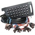 Klotz TrueLink 24/8 XLR 3p 32 csatornás stagebox - egy földelt - 30m