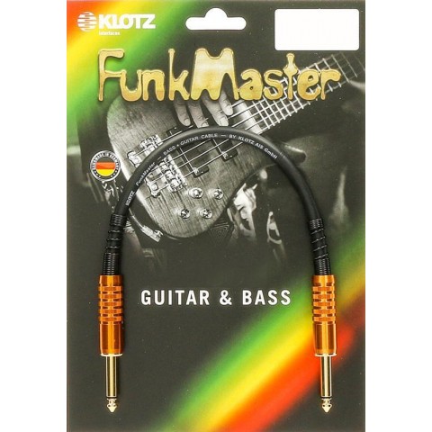 Klotz FunkMaster aszimmetrikus csúcskategóriás patch kábel - 0,3m