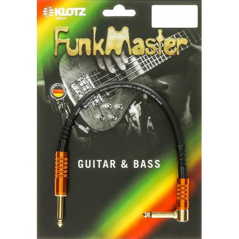 Klotz FunkMaster aszimmetrikus csúcskategóriás patch kábel - 0,3m