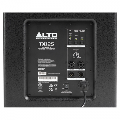 Alto Pro TX12S aktív hangfal sub 900 W RMS 12" DSP