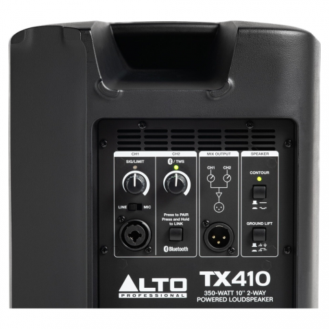 Alto Professional TX410 350W 10 hüvelykes aktív hangszóró Bluetooth-kapcsolattal