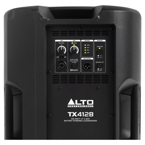 Alto Pro TX412B aktív hangfal 600 W 12"+1" Bluetooth akkumulátoros