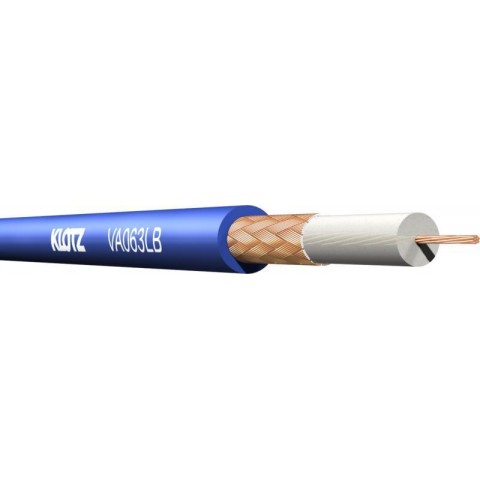 Klotz 75 Ohm - analóg videó patch kábel 0.6L/3.7 - magas árnyékolású - PVC - 100m