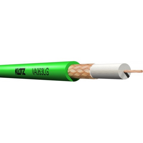 Klotz 75 Ohm - analóg videó patch kábel 0.6L/3.7 - magas árnyékolású - PVC - 100m