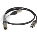 Klotz HD-PowerLink ITC és tie line kimeneti kábel XLR 7p papa - XLR 5p mama, XLR 3p papa - 2m