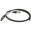 Klotz HD-PowerLink távvezérlő és input AW-HE50-hez, XLR 7p mama - RJ45, XLR 3p mama - 1,5m