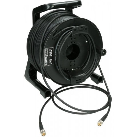 Klotz flexibilis UHD kábel 0.8/3.7 DZ Damar & Hagen BNCPro csatlakozókhoz kábeldobon - 50m