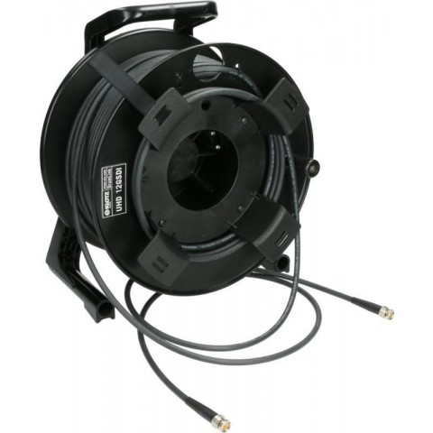 Klotz flexibilis UHD kábel 1.2L/4.8 DZ Damar & Hagen BNCPro csatlakozókkal kábeldobon - 60m