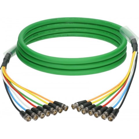 Klotz UHD 7-szeres kábel 0,6/2,8 Neutrik UHD BNC csatlakozókkal HD / UHD / 12G / 4K - 25m