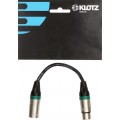 Klotz XLR 5p papa - XLR 3p mama / Klotz DMX adapter - 0,2m