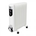 Home FKOS 11 M elektromos olajradiátor, 800W/1200W/2000W, 11 tagú, fehér