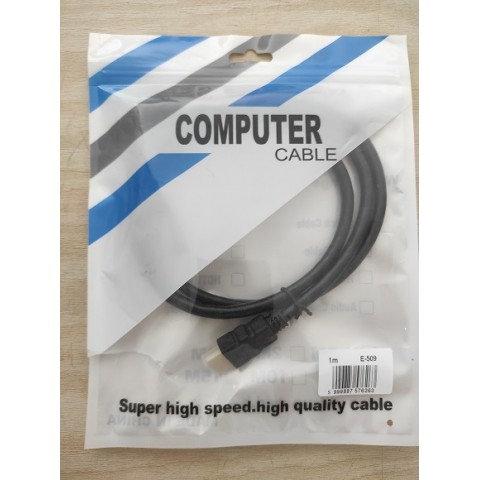 Econ HDMI-HDMI Kábel 1m 1.4 Kompatibilis Aranyozott E-509