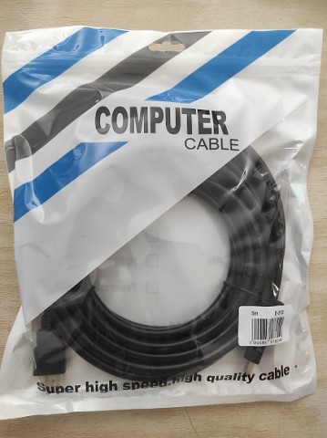 Econ HDMI-HDMI Kábel 5m 1.4 Kompatibilis Aranyozott E-513