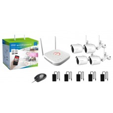 Amiko 4 kamerás WIFI videórendszer rögzítővel WIFI KIT 4900