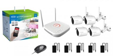 Amiko 4 kamerás WIFI videórendszer rögzítővel WIFI KIT 4900