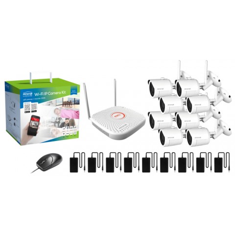 Amiko 8 kamerás WIFI videorendszer rögzítővel Wifi KIT 8900