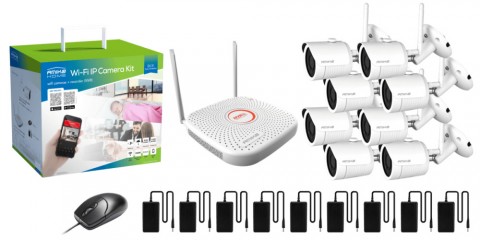 Amiko 8 kamerás WIFI videorendszer rögzítővel Wifi KIT 8900
