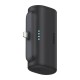 Baseus Compact 20W gyorstöltő powerbank 5000mAh iPhone csatlakozóval fekete