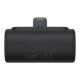 Baseus Compact 20W gyorstöltő powerbank 5000mAh iPhone csatlakozóval fekete