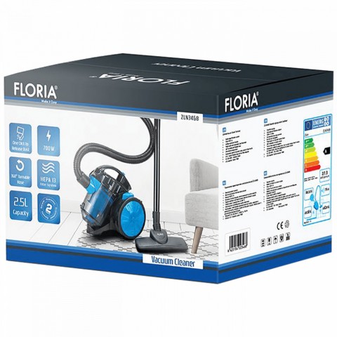 Floria ZLN3468 Porszívó tartállyal 700 W HEPA 13 szűrő
