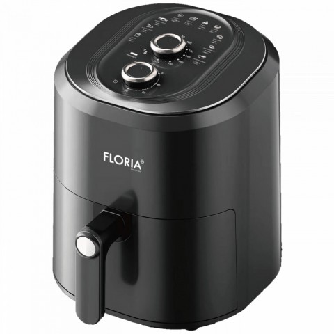 Floria ZLN8009 Forrólevegős sütő air fryer 1360W 6L fekete Floria ZLN8009 Forrólevegős sütő air fryer 1360W 6L fekete