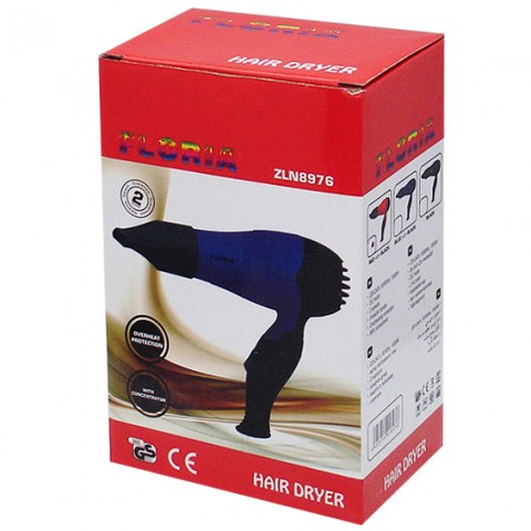 Floria ZLN8977 (ZLN8976/RD) Hajszárító 850W piros fekete