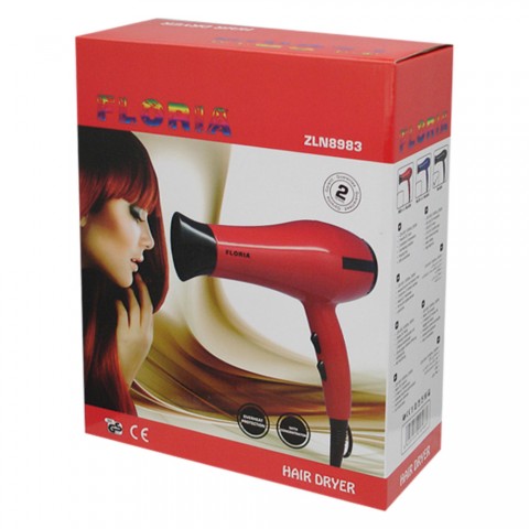 Floria ZLN8985 Hajszárító 2000W - kék Floria ZLN8985 Hajszárító 2000W - kék