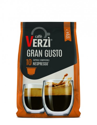 caffé VERZÍ Nespresso capsule GRAN GUSTO kapszula 10db-os