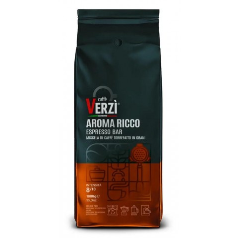 Verzi Aroma Ricco Espresso olasz szemes kávé 1kg Caffé