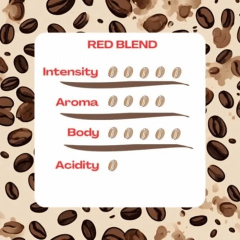 Barbaro Miscela Rosso olasz szemes kávé 1 kg