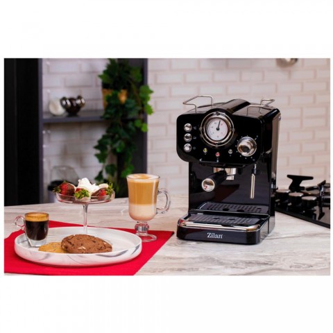 Zilan ZLN2991 Retro eszpresszó kávéfőző – 1100 W 1,25 l fekete