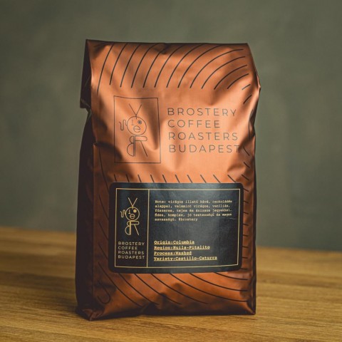 Brostery Kolumbia Huila Pitalito kézműves szemes kávé 1kg Brostery Kolumbia Huila Pitalito kézműves szemes kávé 1kg