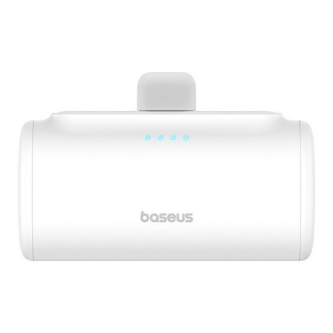 Baseus Compact gyorstöltő powerbank 5000 mAh 20W iPhone csatlakozóval fehér