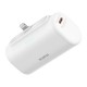 Baseus Compact gyorstöltő powerbank 5000 mAh 20W iPhone csatlakozóval fehér