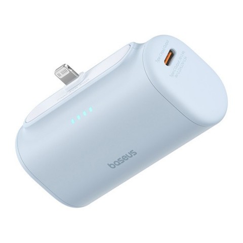 Baseus Compact gyorstöltő powerbank 5000 mAh 20W iPhone csatlakozóval kék