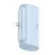 Baseus Compact gyorstöltő powerbank 5000 mAh 20W iPhone csatlakozóval kék