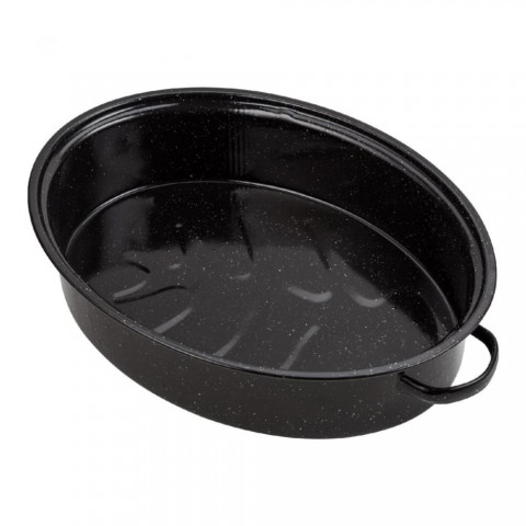 Nava 10 053-001 ovális zománcozott kacsasütő 42 cm