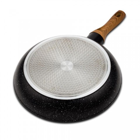 Nava 10 144-103 Nature tapadásmentes serpenyő kőbevonattal 28 cm átmérő