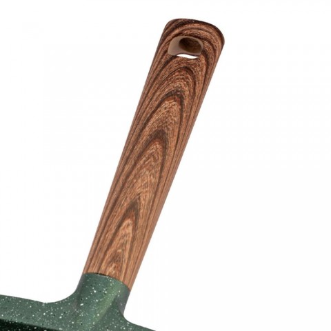 Nava 10 255-020 Ωmega tapadásmentes öntött alumínium grillserpenyő kőbevonattal 28 cm