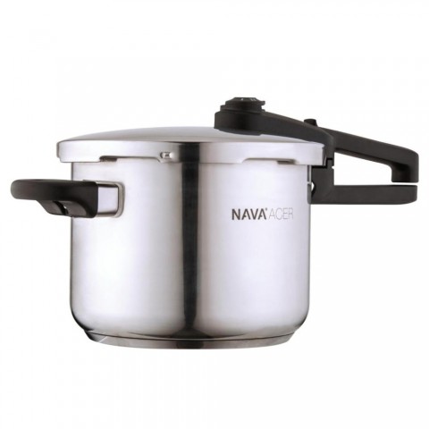 Nava 10 266-013 Acer rozsdamentes acél kukta 6 liter biztonsági szelep